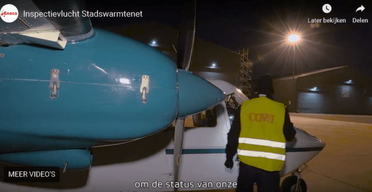 Eneco doet inspectievluchten boven Nesselande