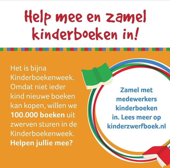 Minibieb Nesselande: Deel uw kinderboeken voor de Kinderzwerfboekdag!