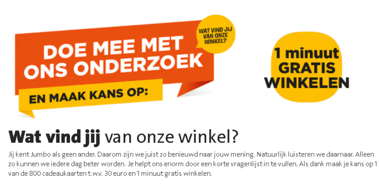 Wat vind jij of u van de Jumbo Nesselande winkel? #onderzoek