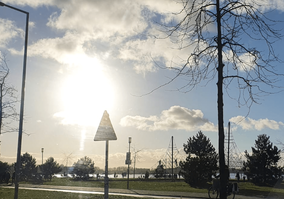 Wandelen strand Nesselande