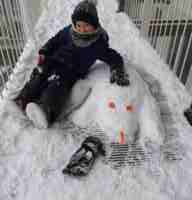 Sneeuw Nesselande Rotterdam #wijk #strand #nieuws