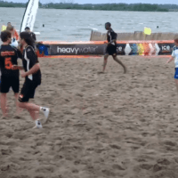 Strand voetbal zand event