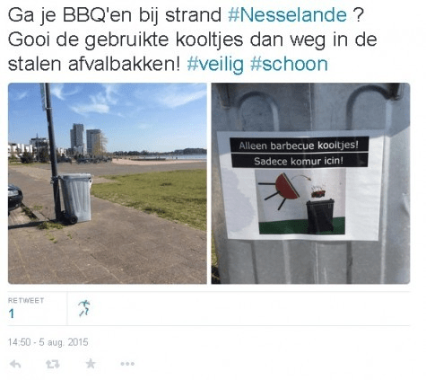 Gemeente regels voor het barbecueën/BBQ bij strand Nesselande (UPDATE 2022)