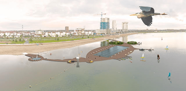 PITTIGE REACTIES bewonersinitiatief Zevenhuizerplas ontwerp duurzame badplaats Nesseland #strand