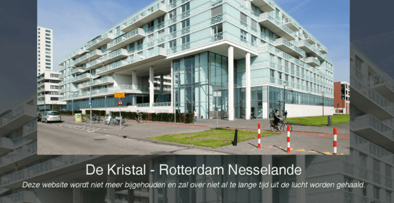 De Kristal Nesselande haalt website uit de lucht en zoekt vrijwilligers
