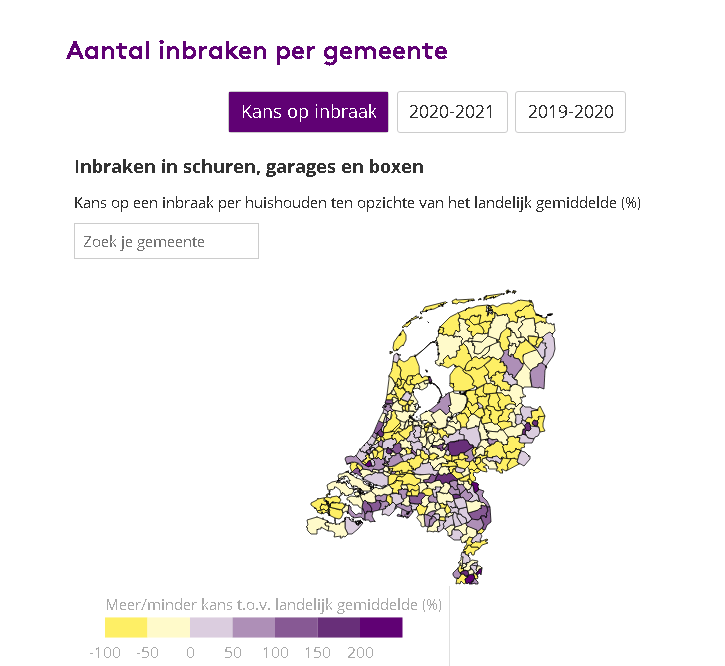 [ONDERZOEK] Kwart schuurinbraken vindt plaats in Zuid-Holland; Waddinxveen en Capelle in de top 5