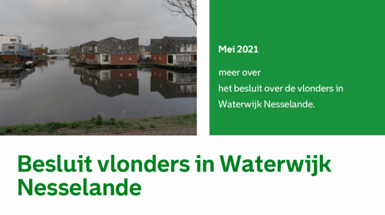 Gemeente Rotterdam: Uitleg besluit verwijdering vlonders Waterwijk en wake-up call Buurtpreventie Nesselande!