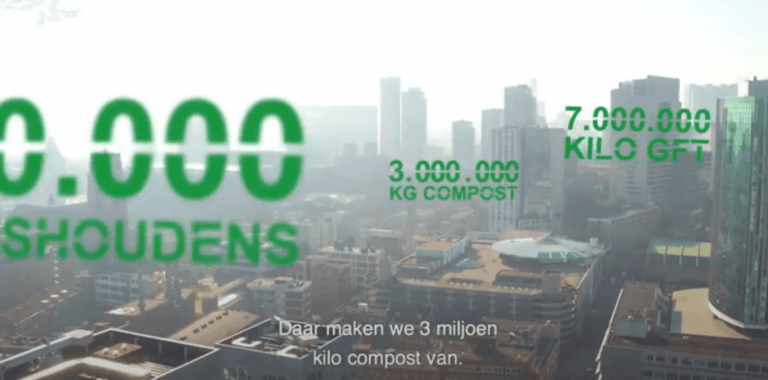Een derde afvalcontainers @Nesselande bevat gft; vraag gratis een tweede gft-bak aan!