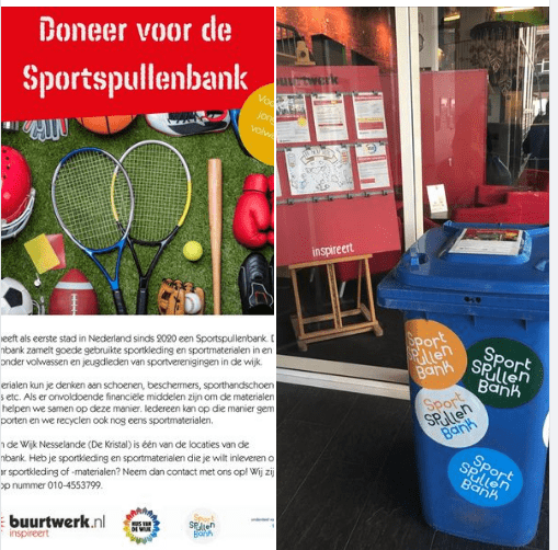 Lente-opruiming @Nesselande? Doneer uw sportspullen voor de Sportspullenbank bij Nescafé