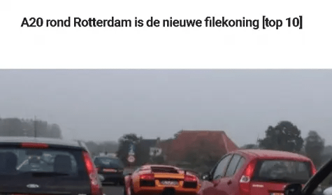 Zuidplas wil 125.000 euro investeren voor snellere verbetering verkeersdrukte A20
