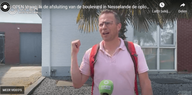 [VIDEO] Bewoners delen hun mening over het afsluiten van de boulevard Nesselande  #overlast #nieuws