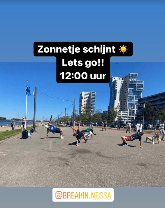 Boulevard Nesselande breakdance dansen