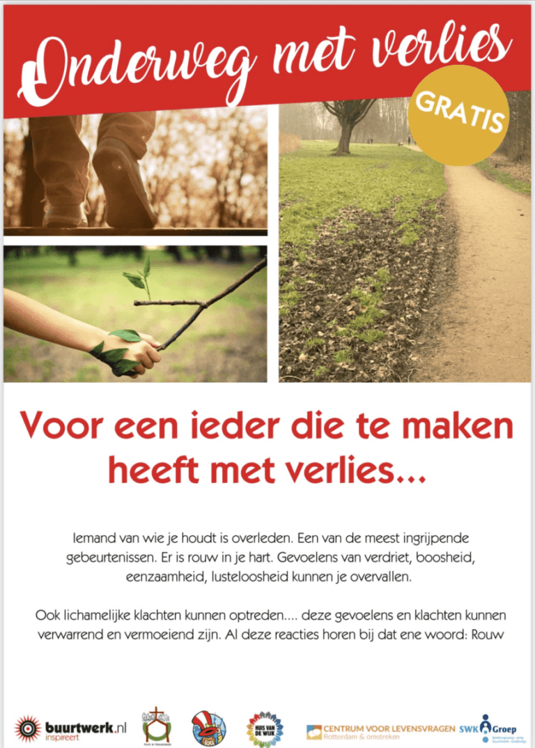 Buurtwerk en Kerk Nesselande: Een Wandeling Onderweg met Verlies op 15 september 2021 @BuurtwerkNessel @KerkNesselande @domineemarien