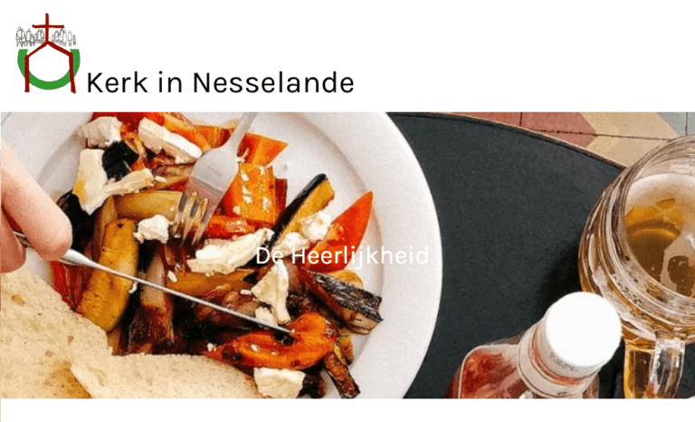 Eten bij De Heerlijkheid bewonersinitiatief van de (Kerk in) Nesselande