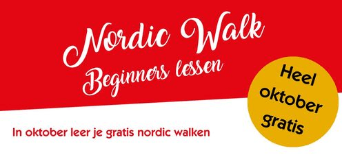 MELD AAN! Gratis lessen Nordic Walken in Rotterdam-Nesselande