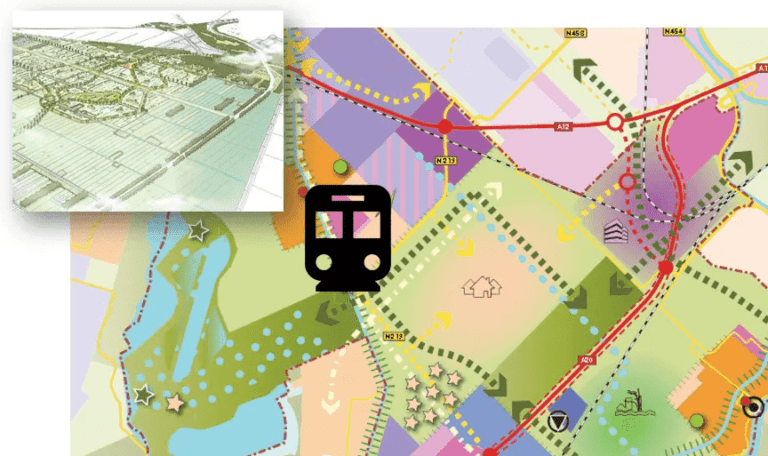 Plan voor treinstation Vijfde Dorp-bewoners en Nesselanders: halte Gouweknoop