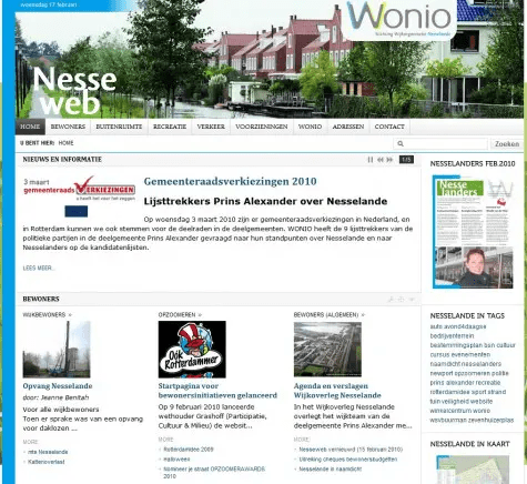 WONIO Nesseweb.nl is vernieuwd