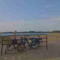 Fietsen strand Nesselande