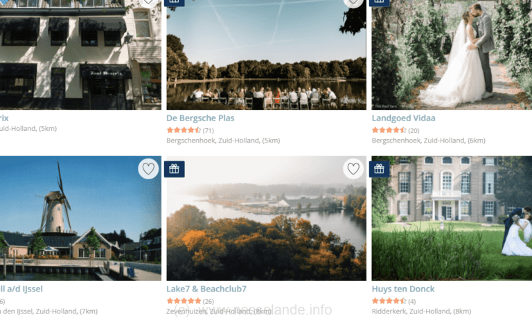 Rotterdams ThePerfectWedding.nl (met trouwlocaties rondom de Zevenhuizerplas) is Website van het Jaar