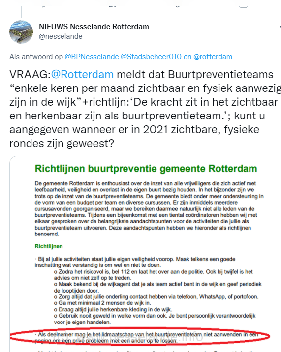 Vragen stellen aan betrokkenen