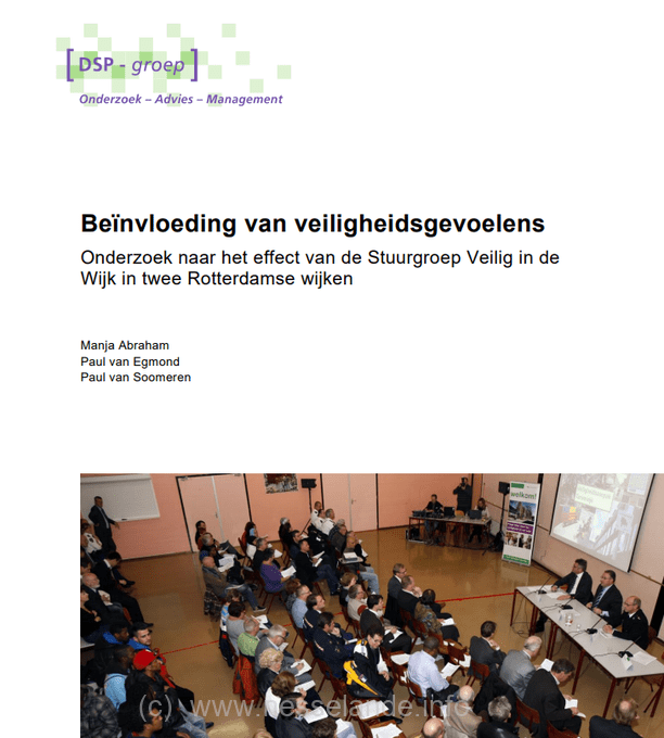 Beïnvloeding van veiligheidsgevoelens