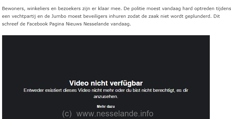 Afb 16. Op verzoek de verwijdering van beelden die geen uitleg van het incident geven en bijdragen aan scheve beeldvorming