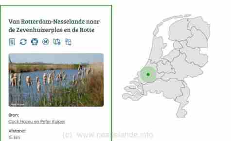 Wandelen route Nesselande