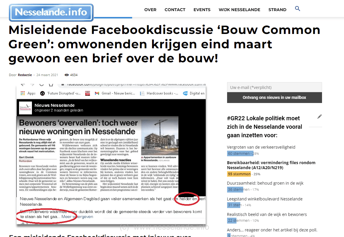 Fake nieuws over Common Green