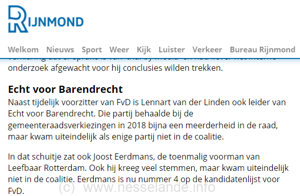EVB en FvD zijn door de partijvoorzitter/-leider aan elkaar verbonden (geweest)