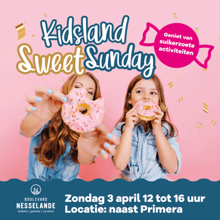3 april 2022 Suikerzoete activiteiten aan de winkelboulevard van Nesselande