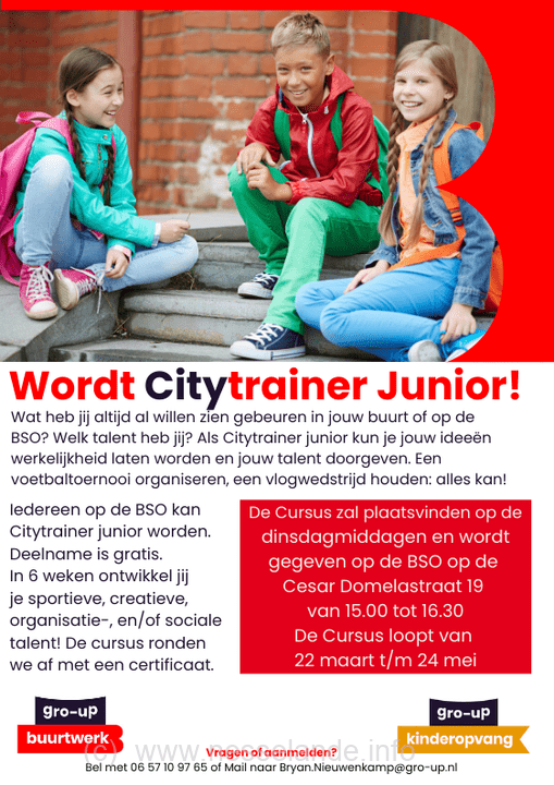 Wordt Citytrainer Junior in Nesselande