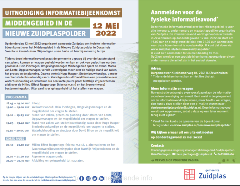 12 mei 2022 18.45 uur inloopavond bouw Vijfde Dorp tegenover Nesselande #swanla #nieuws