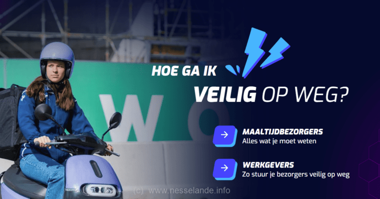 Platform bezorgveilig.nl voor betere verkeersveiligheid van maaltijdbezorgers