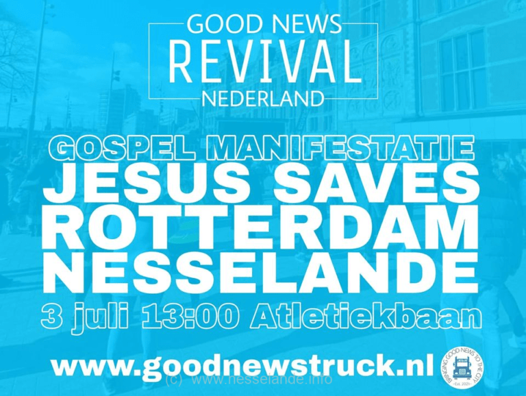 Gospel Manifestatie Nesselande 3 juli 2022, strand Nesselande