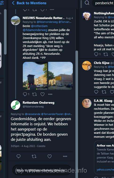 Omleiding Nesselande