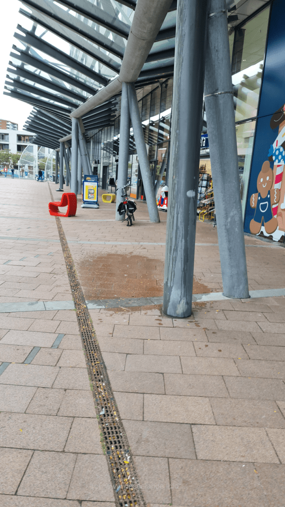 Een harde wind, leegstand, parkeerproblemen en nu ook lekkage winkelboulevard Nesselande