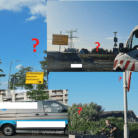 Verkeerschaos in Rotterdam-Nesselande