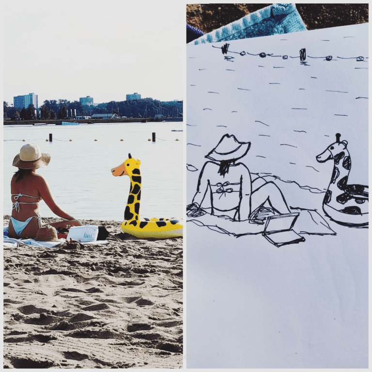 EXCLUSIEF interview met mysterieuze Nesselande (strand) tekenaar #strand #tekening