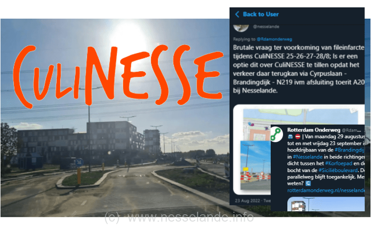 Entree CuliNESSE 2022 Kosboulevard Nesselande nieuws