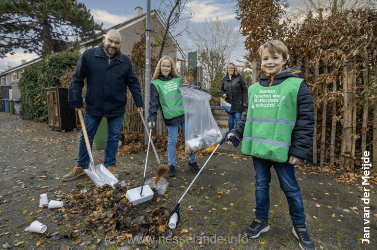 Luiers voor pasgeboren buurtgenootje en aandacht voor de buurtmoestuin.