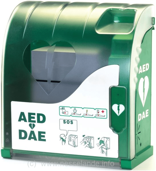 AED buitenkast (zonder alarm) gestolen winkelcentrum Nesselande