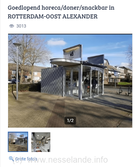 Bekende snackbar Rotterdam-Oost staat te koop