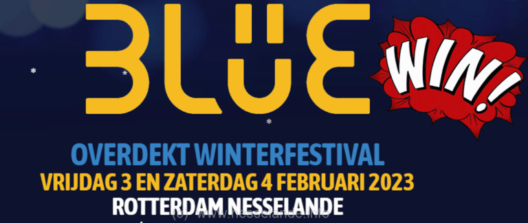 Feeling Blue @ Rotterdam-Nesselande? WIN 2 kaarten voor het BLUE overdekt winterfestival!