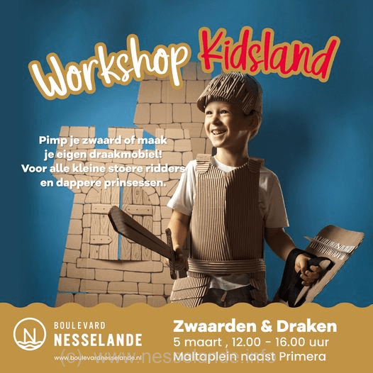 Pimp je eigen draakmobiel of zwaard op 5 maart 2023 Kidsland Nesselande