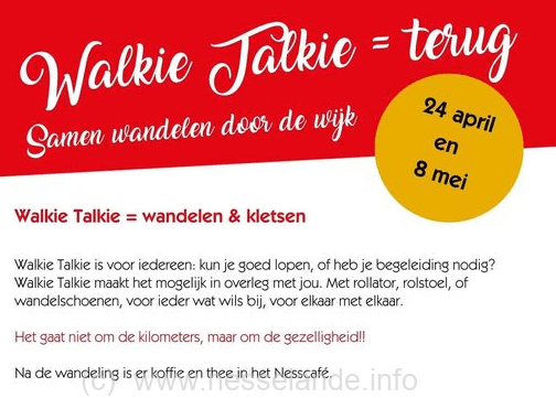 Walkie Talkie wandelen Rotterdam-Nesselande is terug!