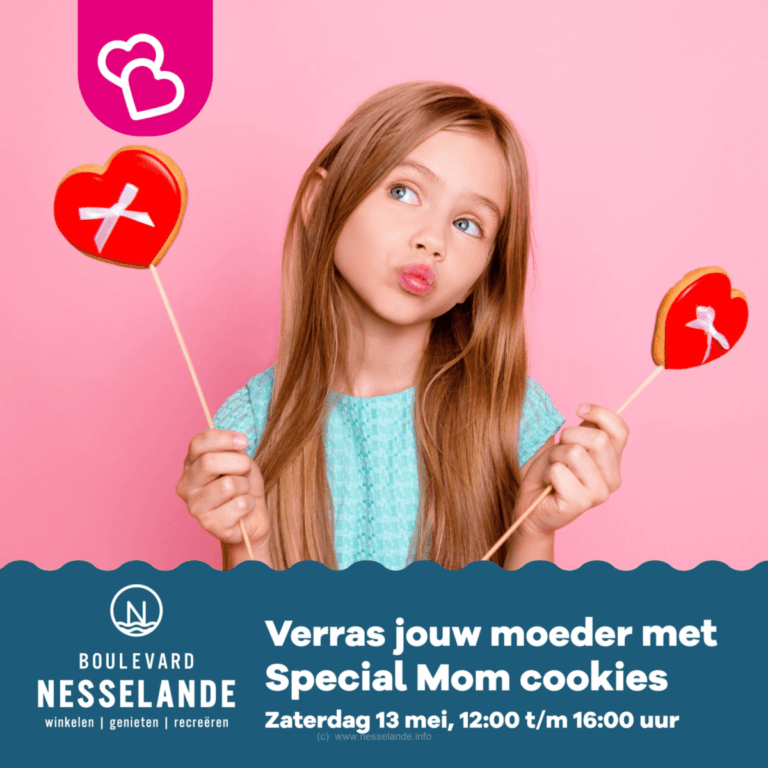 Heb jij de allerliefste mama van de hele wereld?💝 Kom dan zaterdag 13 mei tussen 12:00 en 16:00 uur een Special Mom Cookie halen voor jouw mama? Schrijf een lief kaartje er bij en geef dit samen met jouw cookie cadeau.🍪