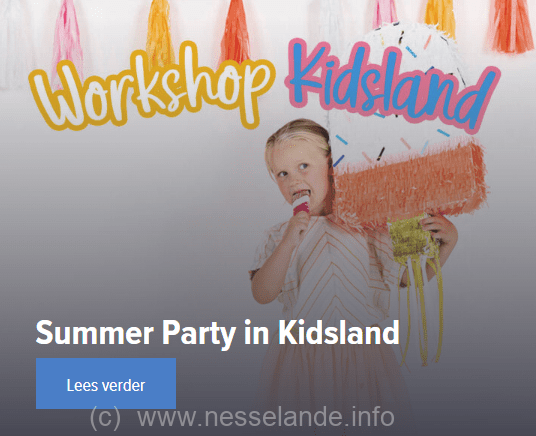Zondag 2 juli 2023 is het feest in Kidsland aan het Maltaplein Nesselande met beats en cocktails