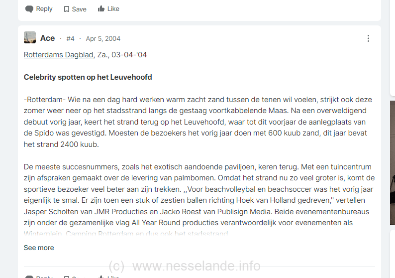 Populair stadsstrand