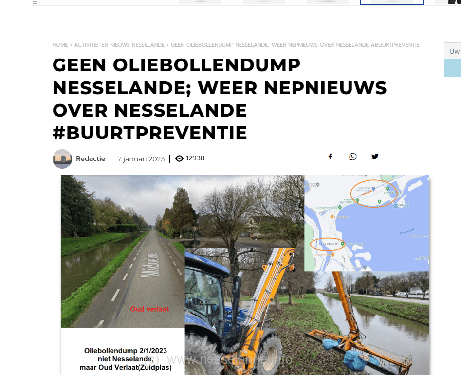 Aanhoudend nepnieuws vanuit Nesselande Aanhoudend nepnieuws vanuit Nesselande