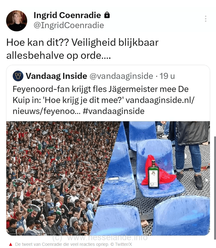 ‘Dubieuze uitleg Coenradie-Feyenoord-bash maakt situatie Leefbaar Rotterdam lastig’